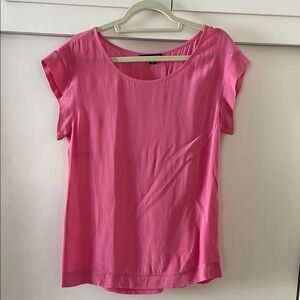 Banana Republic Pink Silk Blouse